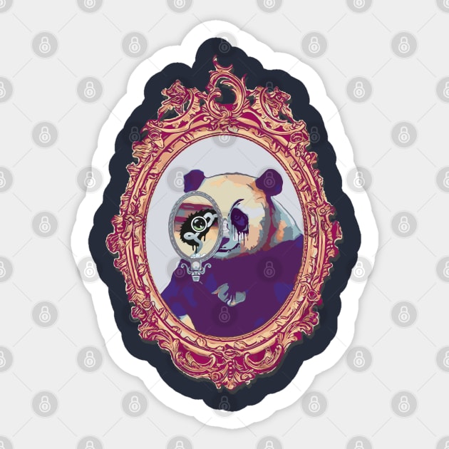 Panda MakeUp Sticker by MisconceivedFantasy